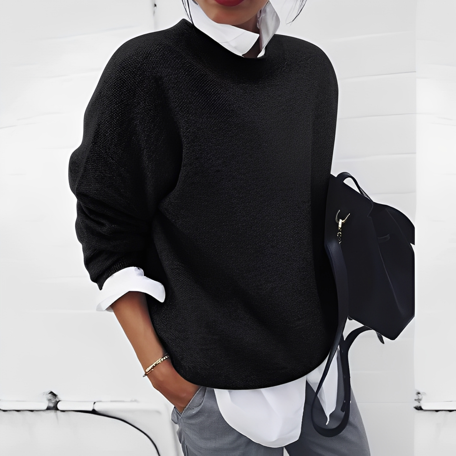 Gabriella - Damenpullover mit weitem Schnitt