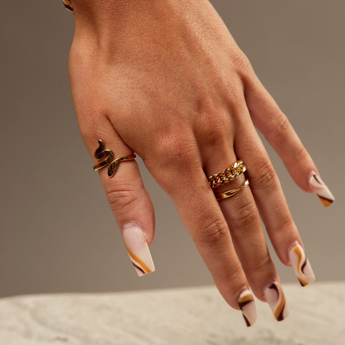 Bree – Eleganter Goldring